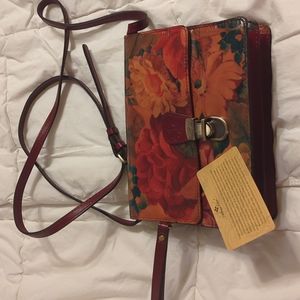 Patricia Nash multi color leather purse